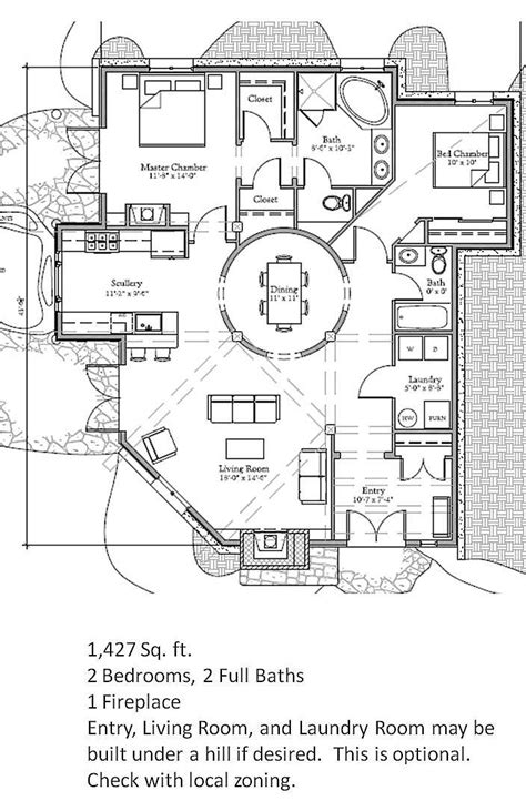 22 Hobbit House Floor Plans