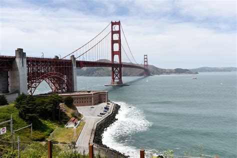 Free Images Sea Coast Vacation Golden Gate Bridge San Francisco Suspension Bridge Bay