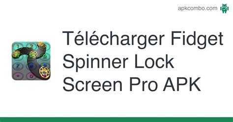 Fidget Spinner Lock Screen Pro Apk Android App Télécharger Gratuitement