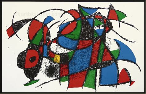 Joan Miro Busy Bee 1975 Limited Edition Original Lithograph Iii