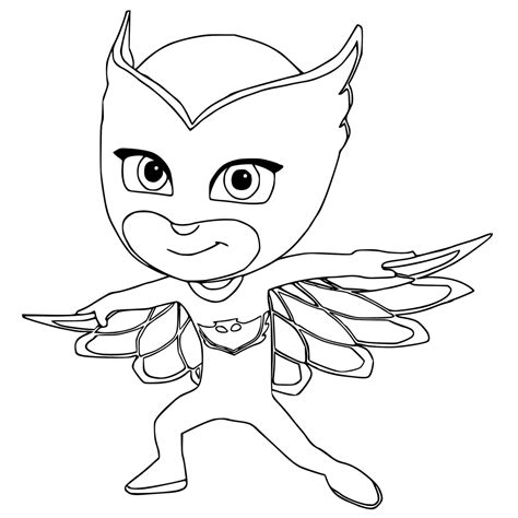 Her owl glider can take them all beyond the city streets and with its claws even. 35 Unique PJ Masks Coloring Pages