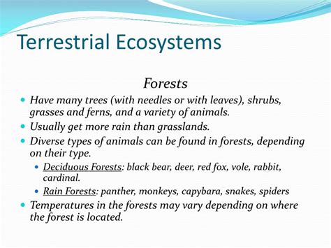 Ppt Types Of Ecosystems Powerpoint Presentation Free Download Id