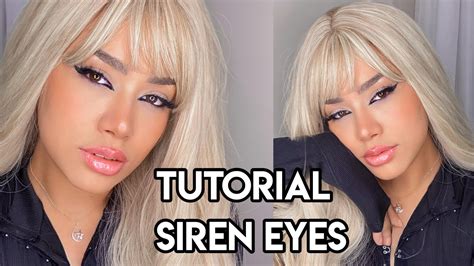 tutorial delineado siren eyes youtube