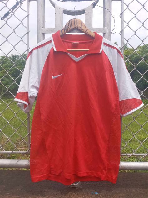 Nike Vintage Football Jersey With Collar 8 On Carousell