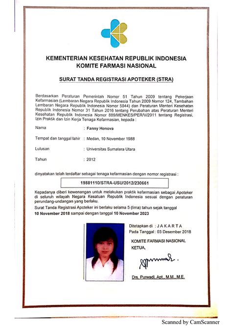 Contoh Surat Tanda Registrasi S1 - vrogue.co