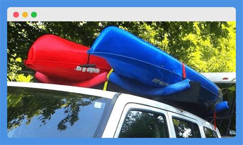 How To Transport 2 Kayaks With Foam Blocks Transport Informations Lane