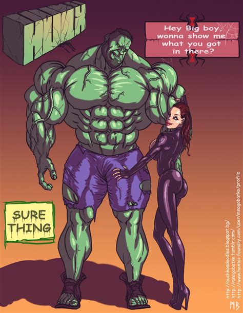 Read Mnogobatko Hulk Vs Black Widow Hentai Porns Manga And