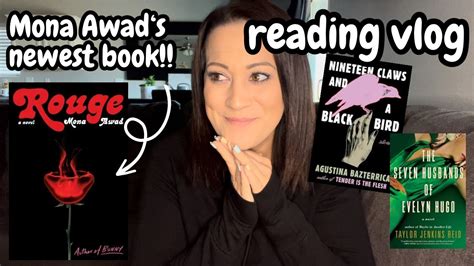 Reading Rouge 🥀 Mona Awads Newest Book 🪼 Weekly Vlog 💔 Youtube