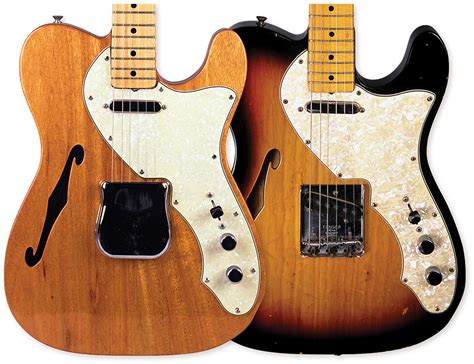 Fender American Vintage 69 Telecaster Thinline Sunburst