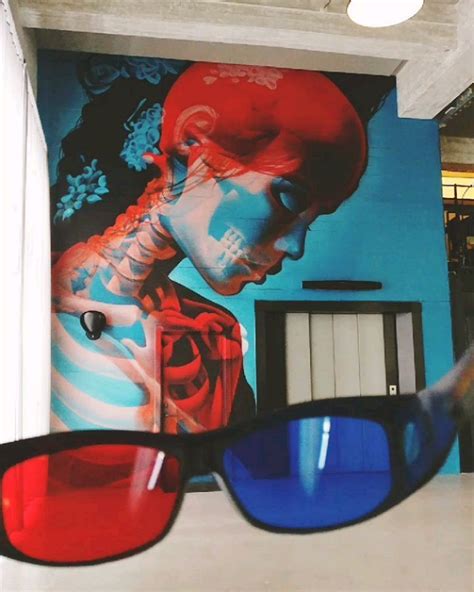 Double Exposure Murals That Show Multiple Artworks With 3d Glasses
