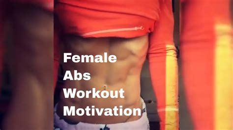 female abs workout motivation youtube
