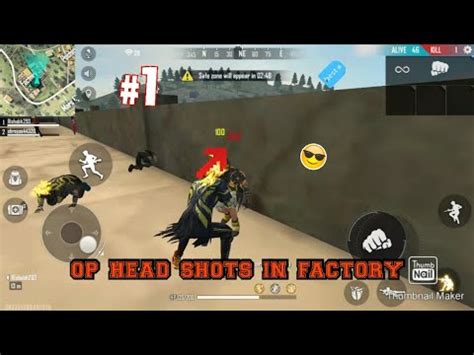 So, launch the details of a huge mechanism, find flaws and, if necessary, improve the characteristics. GARENA FREE FIRE OP FACTORY GAMEPLAY op head shots - YouTube