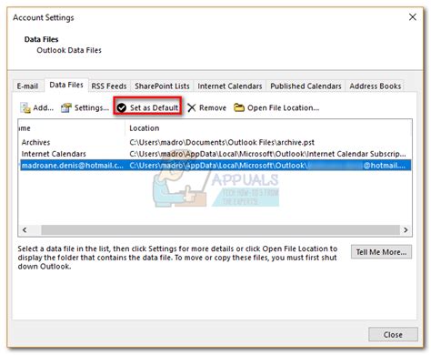 How To Change Or Remove The Primary Account From Outlook