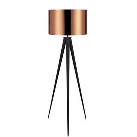 Teamson Design Versanora Romanza Tripod Metal Floor Lamp In Copper 1