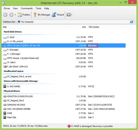 And it works on everybody else`s system. Step-by-Step BitLocker encrypted data recovery