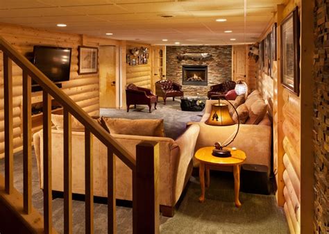 Eclectic Living Room By Brillo Home Improvements Rustic Basement