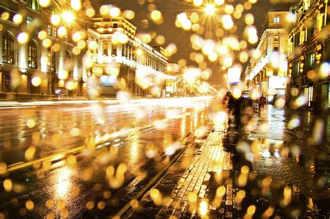 Rainy Night In The Big City Photograph By Valery Neumiarzhytski Fine