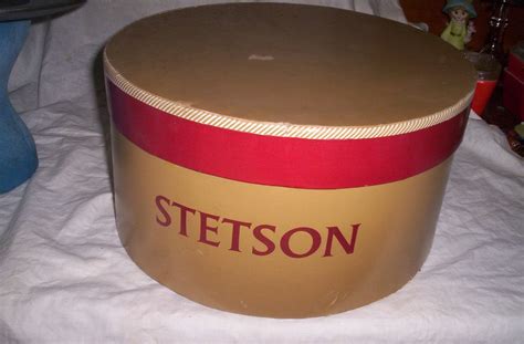Vintage Stetson Hat Box With Insert