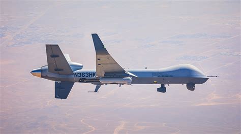 general atomics reveals self protection pod for the mq 9 reaper the aviationist