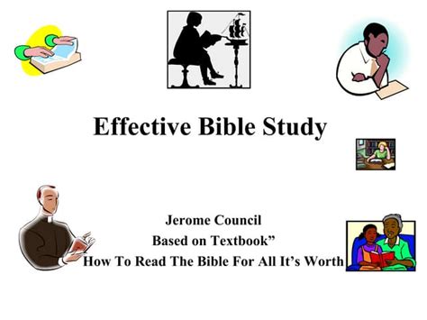 Bible Study Effective Bible Study Methods Ppt