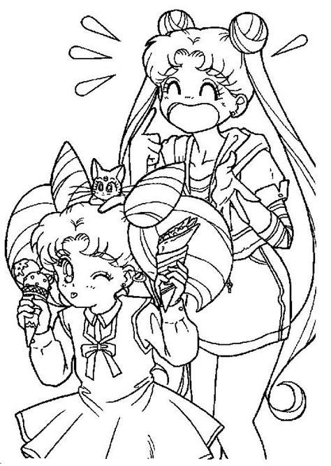 Download and print sailor moon coloring pages for free in a4 format in good quality. Ghim của Lillian Rios trên Kids Coloring Pages