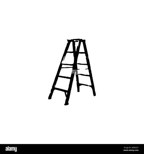 Ladder Icon Simple Style Building Company Big Sale Poster Background