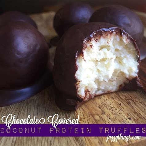 Chocolate Covered Coconut Truffles