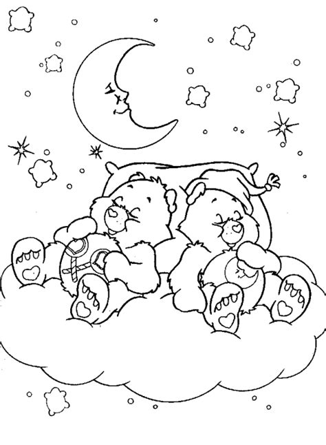 Download 32 sleeping bear coloring page images and stock photos. Coloring Pages For Girls Care Bears Sleeping - Cartoon ...