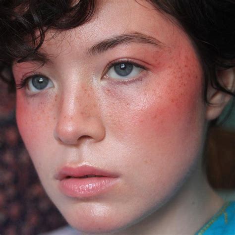 Rosy Cheeks And Freckles Makeup Look Fake Freckles Freckles Makeup Blush Makeup