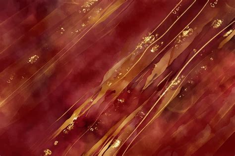 Free Vector Watercolor Burgundy And Gold Background