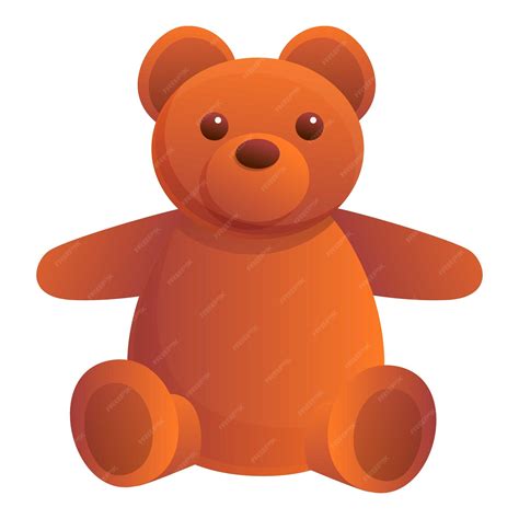 Premium Vector Teddy Bear Doll Icon Cartoon Of Teddy Bear Doll Vector