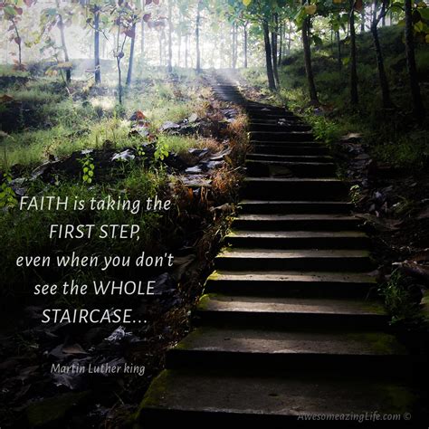 Faith Taking The First Step Daily Motivational Quotes Awesomeazinglife
