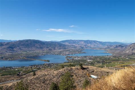 The Town Of Osoyoos British Columbia Stock Photo Image Of North