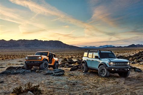New 2021 Ford Bronco Line Up