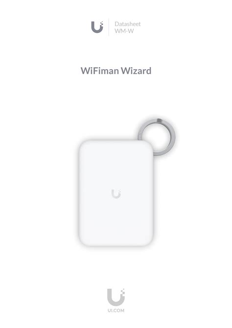 Ubiquiti Wifiman Wizard Portable Spectrum Analyzer Designed For