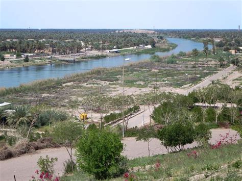 The Euphrates River Passes The Site Of Babylon Iraq In Antiquity The