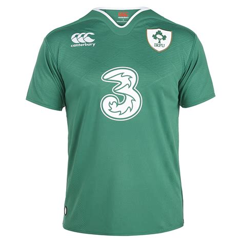 The irish rugby union team has been doing the 4 provinces proud for over 100 years. Canterbury Mens Ireland Rugby Home Pro Short Sleeve Shirt ...