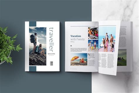 indesign magazine template print templates ft magazine and template envato elements