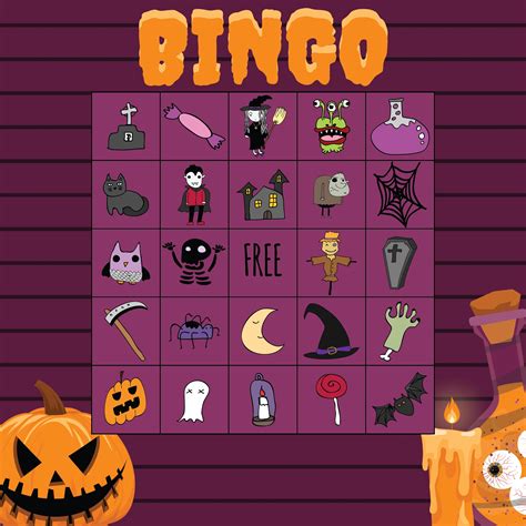 10 Best Free Printable Halloween Bingo Game