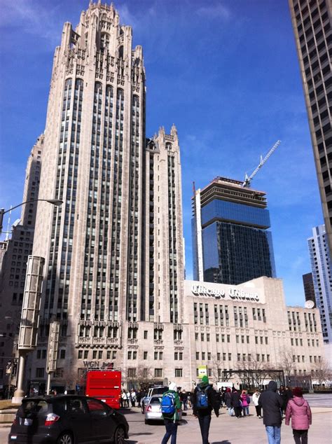 Chicago Tribune Tower Chicago Tribune New York Skyline Empire