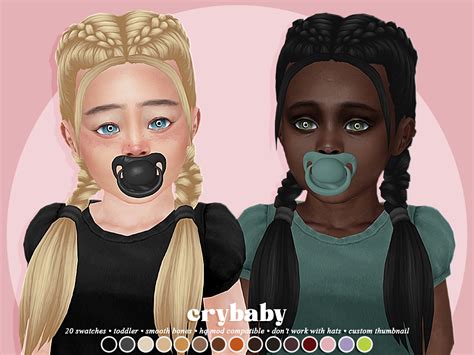Thecrybabystore Crybaby Toddler Hair Maxis Emily Cc Finds