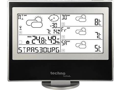 Technoline Wm 5200 Wetterstation Wetterbeobachtung Mediamarkt