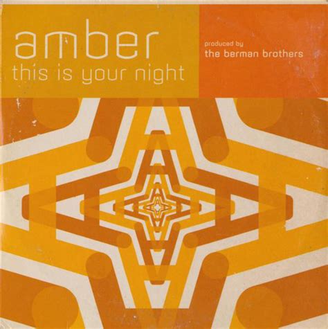 Amber This Is Your Night 1996 Cd Discogs