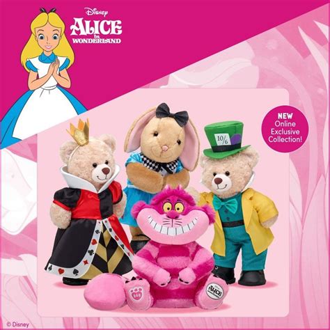 New Disney’s Alice In Wonderland Build A Bear Collection Chip And Company Alice In