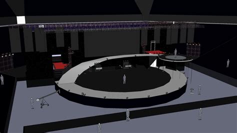 Singapore Indoor Stadium With Simple Concert Stage 3d Warehouse