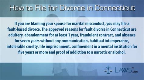 How To File For Divorce In Connecticut Youtube