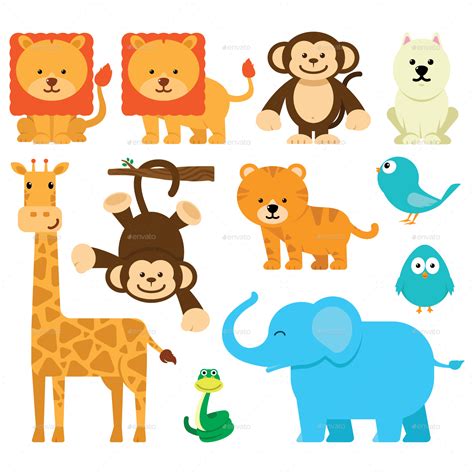 Cartoon Animals Png Free Download Tarsha Barrios