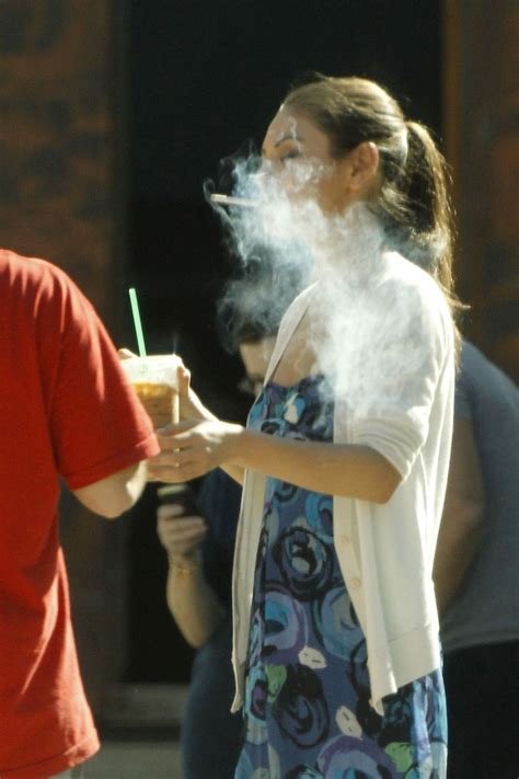 mila kunis smoking celebrity smokers girl smoking celebrities female