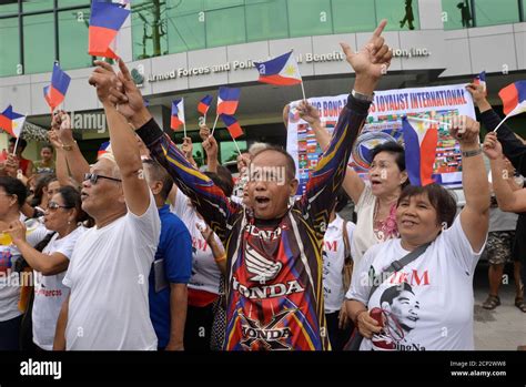 Supporters Celebrate Outside The Libingan Ng Mga Bayani Heroes