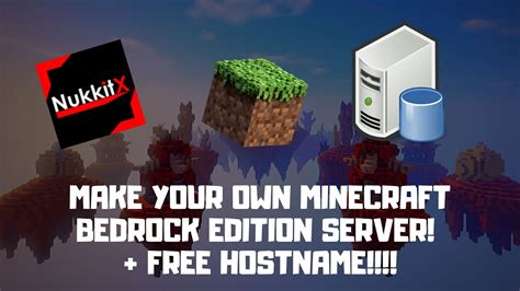 Maybe you would like to learn more about one of these? HOW TO MAKE FREE SERVER IN MINECRAFT BEDROCK EDITION ...